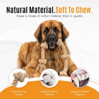 Thick cotton five knot dog rope toy for Golden Retrievers and large pets