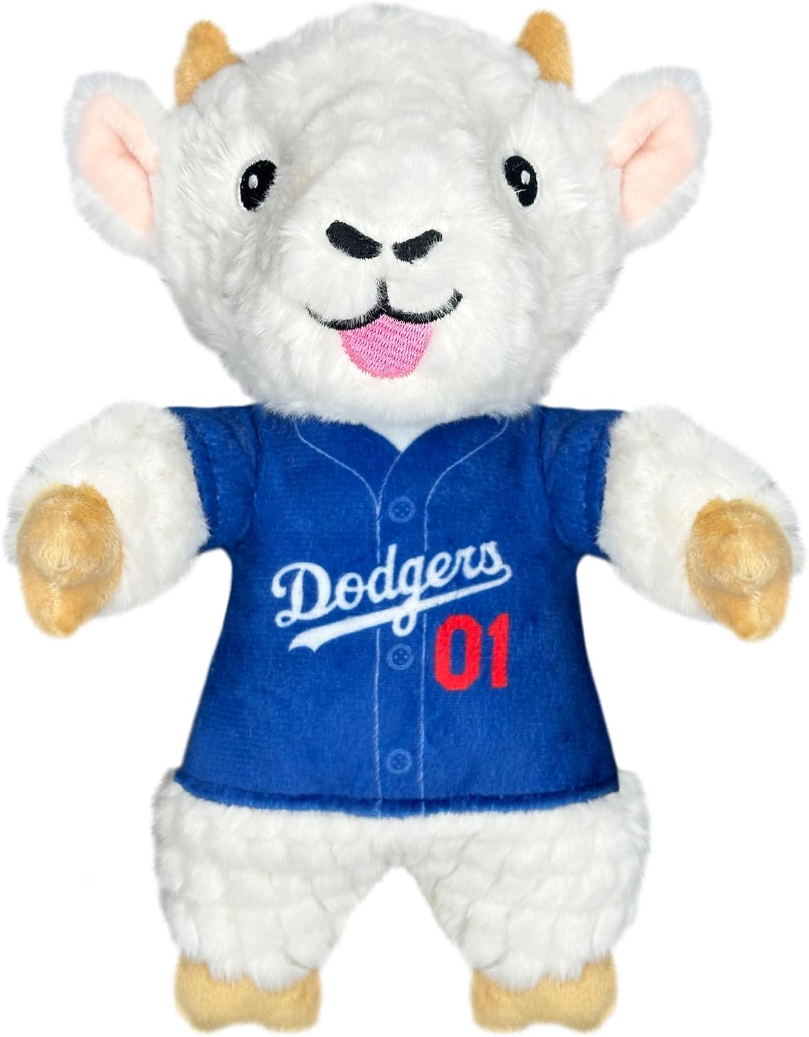 Pets First MLB Texas Rangers Goat Plush Toy for Dogs and Cats with Squeaker, Wearing a Team Jersey! Fun & Sporty Goat Shaped Dog Chew Toy, Interactive Pet Toy - Image 12