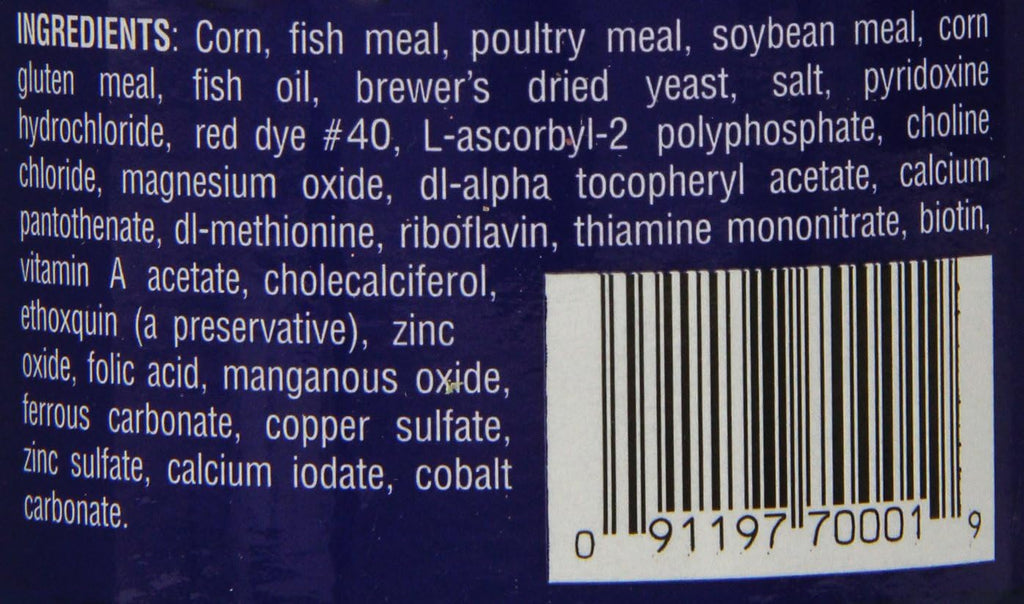 Balanced nutrition formula container for aquatic turtles