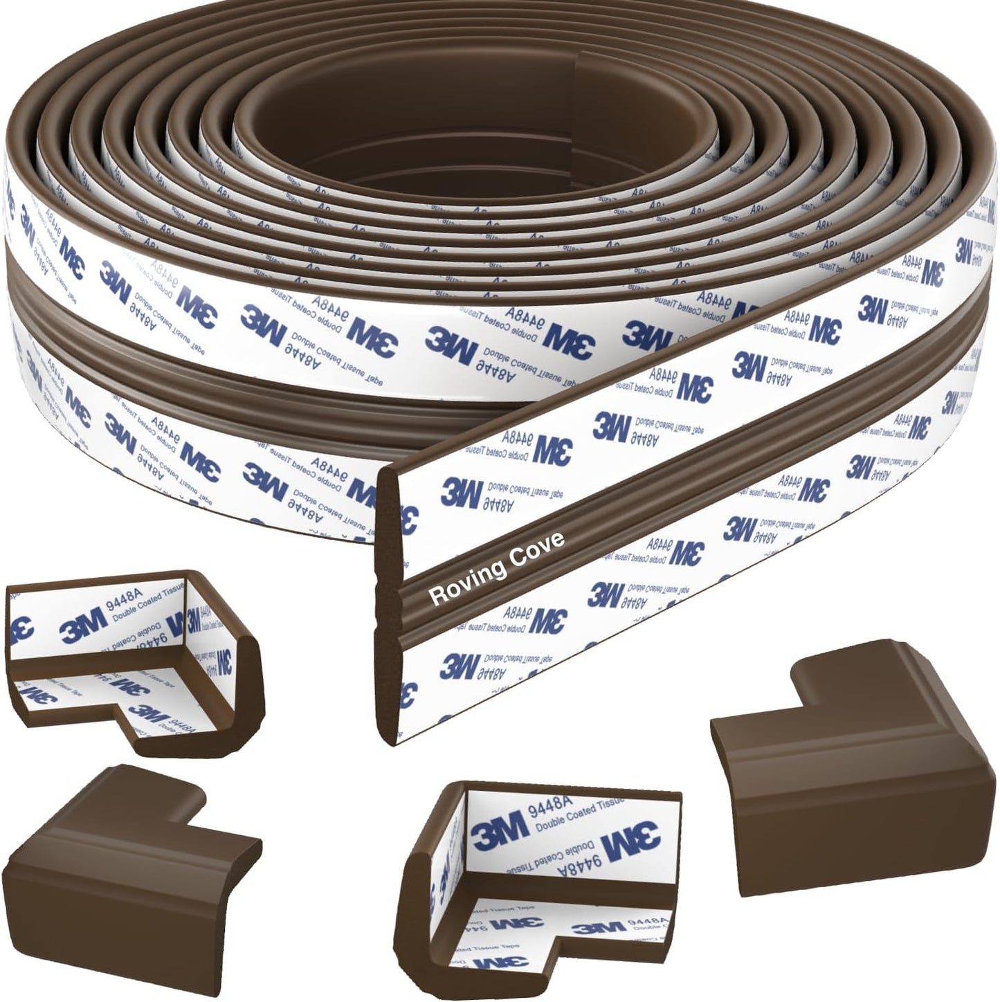 Roving Cove PreFit coffee brown furniture edge guard and corner protector set