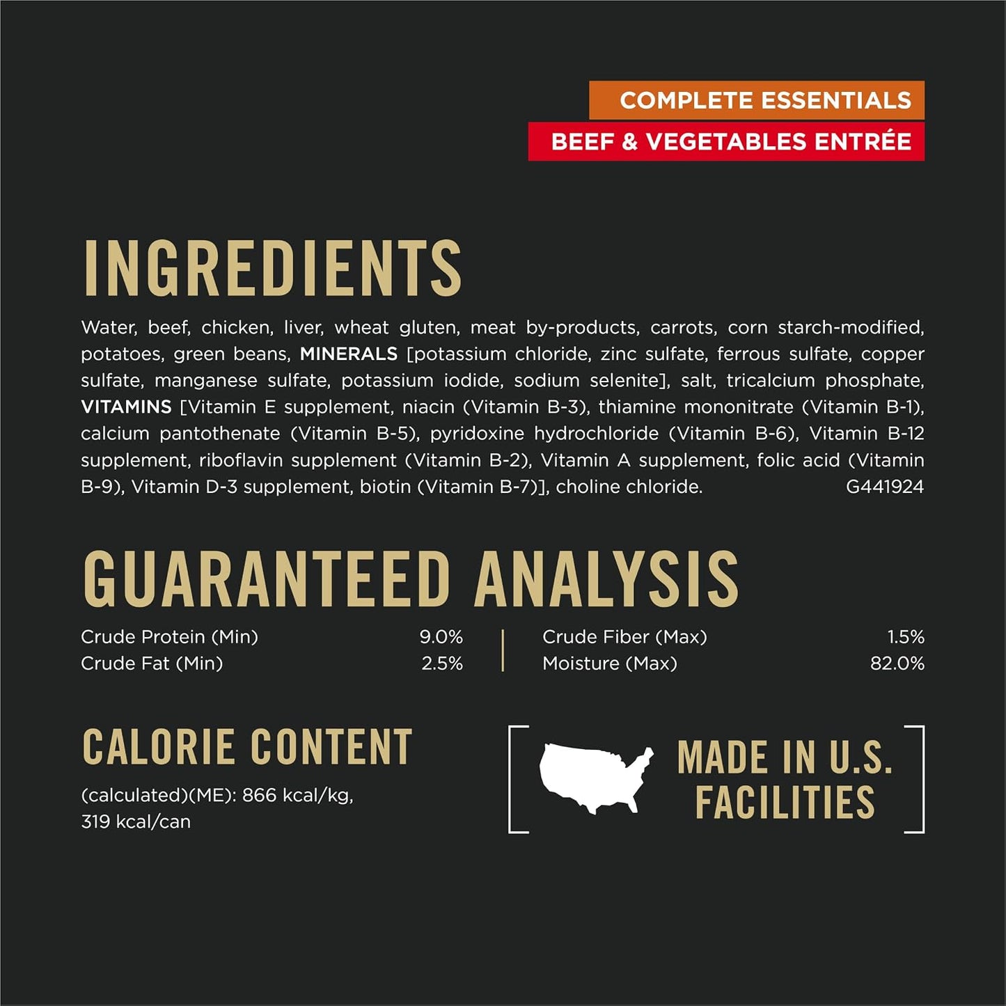 Purina Pro Plan high protein slices in gravy dog food can texture and ingredient information