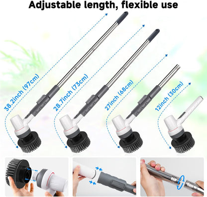 AQQA aquarium cleaning kit packaging displaying the cordless rechargeable handheld unit and accessories.