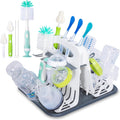 Carebabymore high capacity drying rack front view with bottles