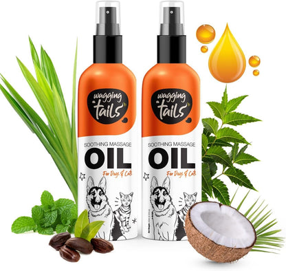 Wagging Tails 6-in-1 Soothing Oil - 6.76 fl oz for Dogs & Cats | Coconut Oil for Skin & Coat | Helps Hydrate & Moisturize Hair | Improve Coat Shine and Softness - Image 12