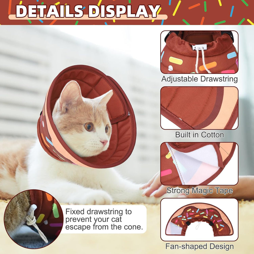 KOOLTAIL adjustable Elizabethan collar reverse solid color view