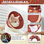 KOOLTAIL adjustable Elizabethan collar reverse solid color view