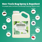 Cedarcide original bug spray gallon jug handle and cap design