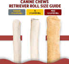 Canine Chews premium beef hide giant dog chew bone texture