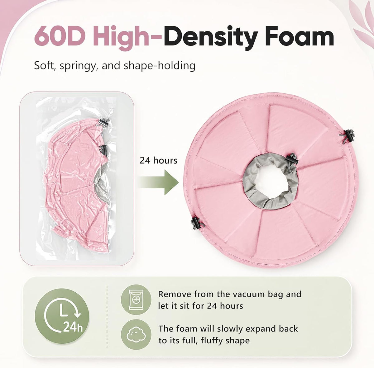 Adjustable drawstring detail on Pawfun soft Elizabethan cat collar