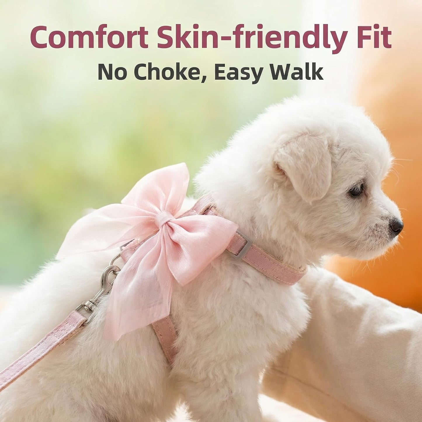Adjustable buckle and secure strap mechanism on pet harness