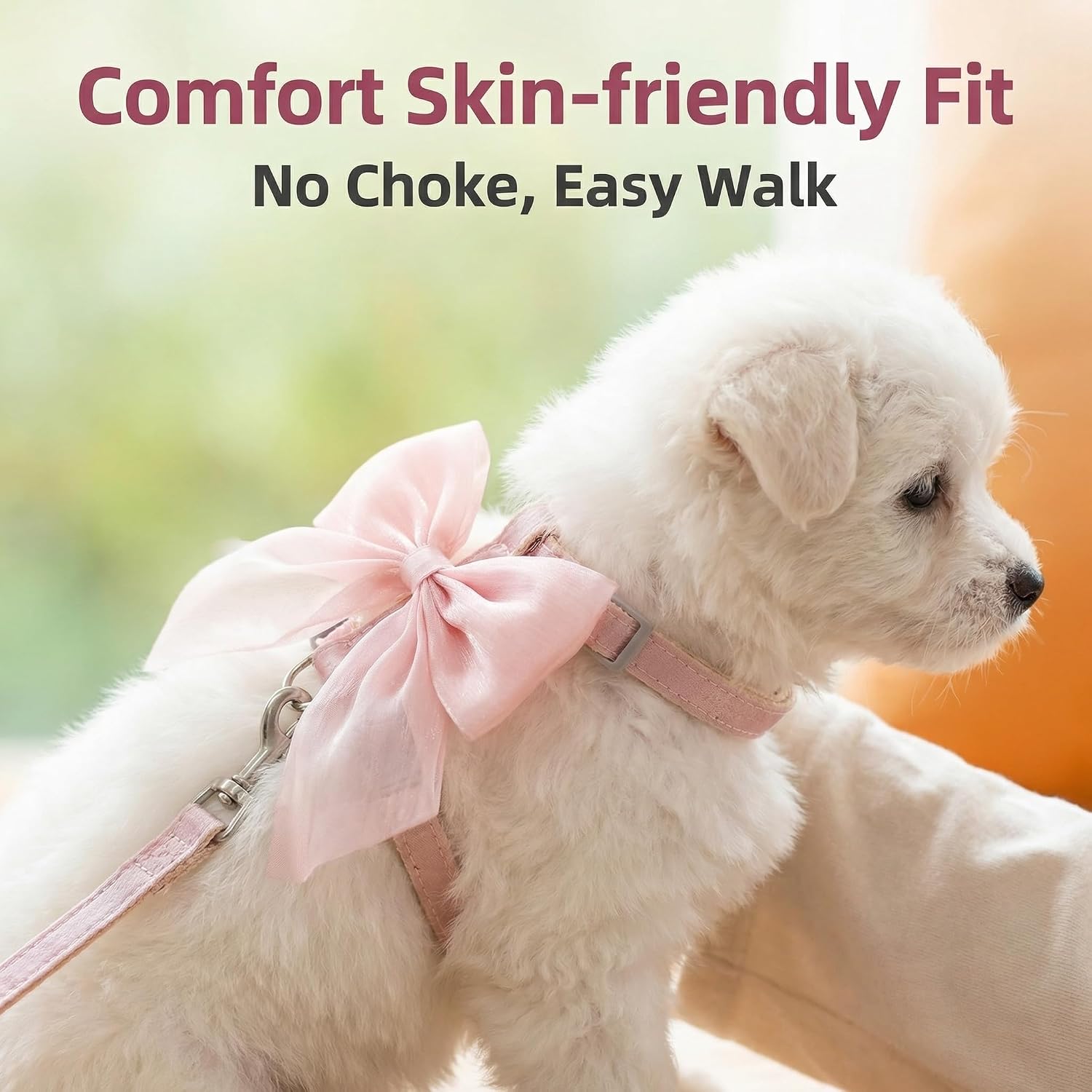 Adjustable buckle and secure strap mechanism on pet harness