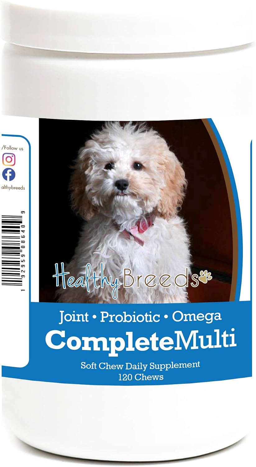 Healthy Breeds dog multivitamin ingredient list view