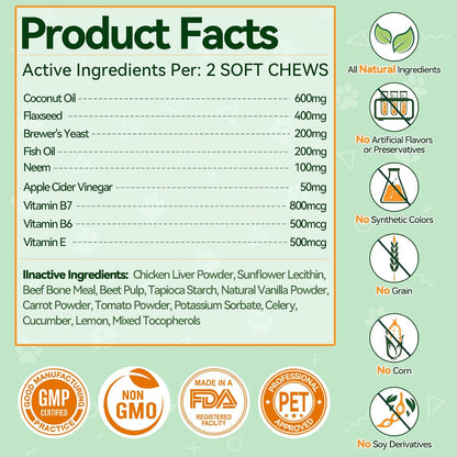 Carmelie chicken flavored pet wellness soft chews for all dog breeds and sizes