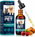 PIOUOK 15 in 1 pet multivitamin liquid front view showing the 60ml dropper bottle packaging.