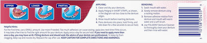 American imported Super Poligrip premium adhesive cream for partial dentures