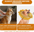 IEUUMLER blow up dog protective e-collar for wound recovery