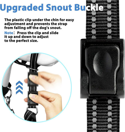 Reflective stitching on Barkless training dog leash