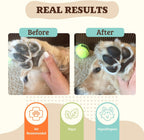 Natural Dog Company PawTection stick showing texture and application