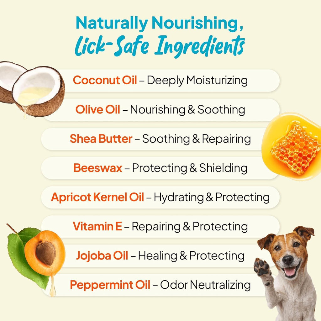 Close up of 1.69 ounce dog paw moisturizer tin
