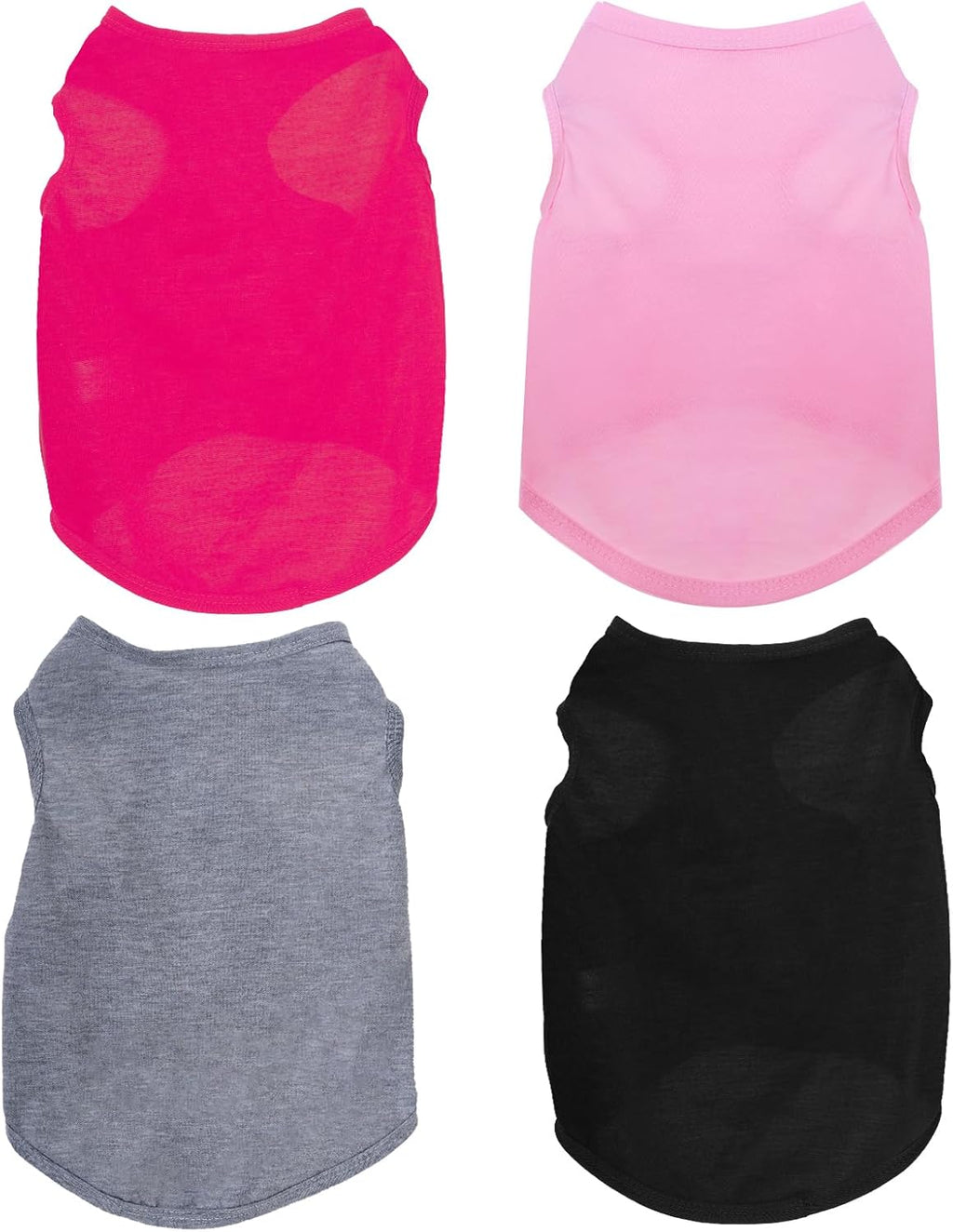 Four pack summer pet clothing set collection