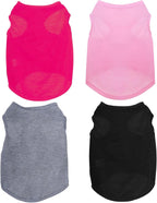 Four pack summer pet clothing set collection