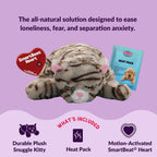 Smart Pet Love calming cat toy with visible heartbeat module