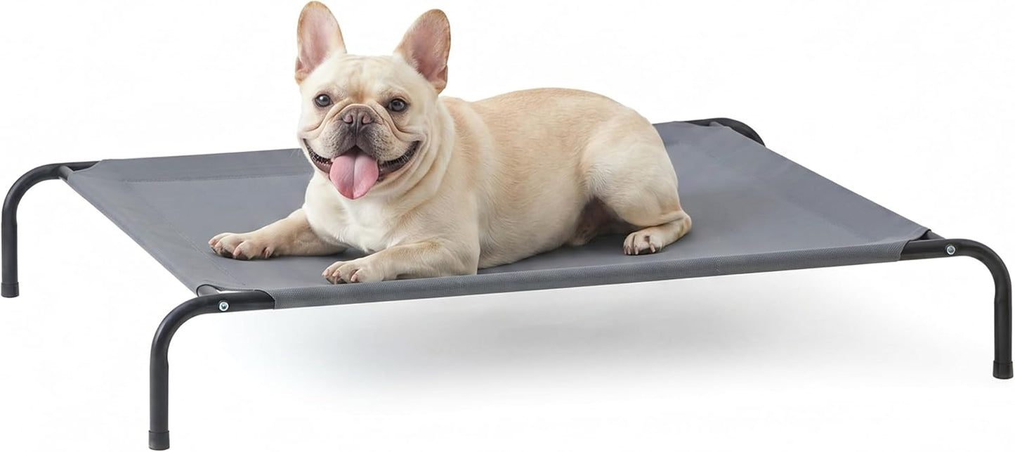 Love's cabin Elevated Cooling Dog Bed for Large Dogs, Portable Indoor & Outdoor Raised Pet Dog Cat Cot, Durable Summer Frame with Breathable Mesh, Black, 48 inches - Image 15