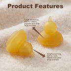 Anti choke pet milk bottle with squeezable body for controlled liquid flow