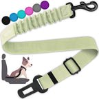 COOYOO Dog Seat Belt, Durability Retractable Dog Car Harness Adjustable Dog Seat Belt for Vehicle Nylon Pet Safety Seat Belts Heavy Duty & Elastic (1 Pack Black) - Image 14