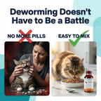Morvequa ten percent fenbendazole oral dewormer for adult cats and kittens