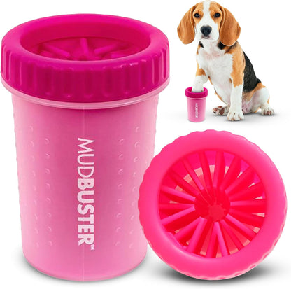 Dexas MudBuster Medium Dog Paw Cleaner, Fuchsia, Fits 1.5"-2.5" Wide Paws, Gentle Silicone Bristles for Quick, Easy Cleaning - Image 15