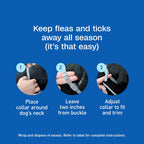 ADAMS Flea & Tick Collar for Dogs & Puppies, Flea Collar for 12 Month Prevention, Kills Fleas, Ticks & Repels Mosquitoes, Excluding California, One Size Fits All Dogs & Puppies, 2 Count - Image 9