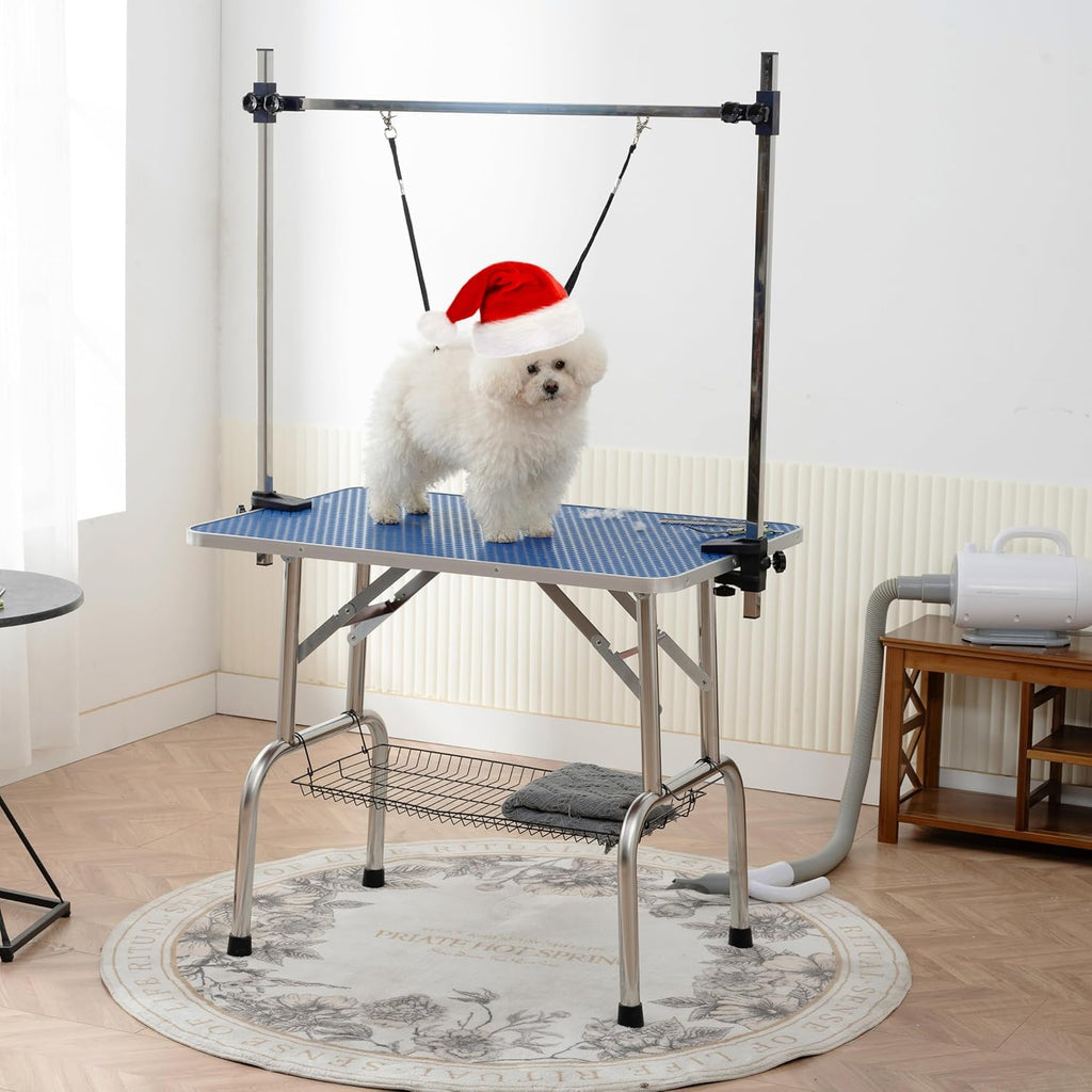 Epikoib 42 inch pet grooming table dimensions and parts