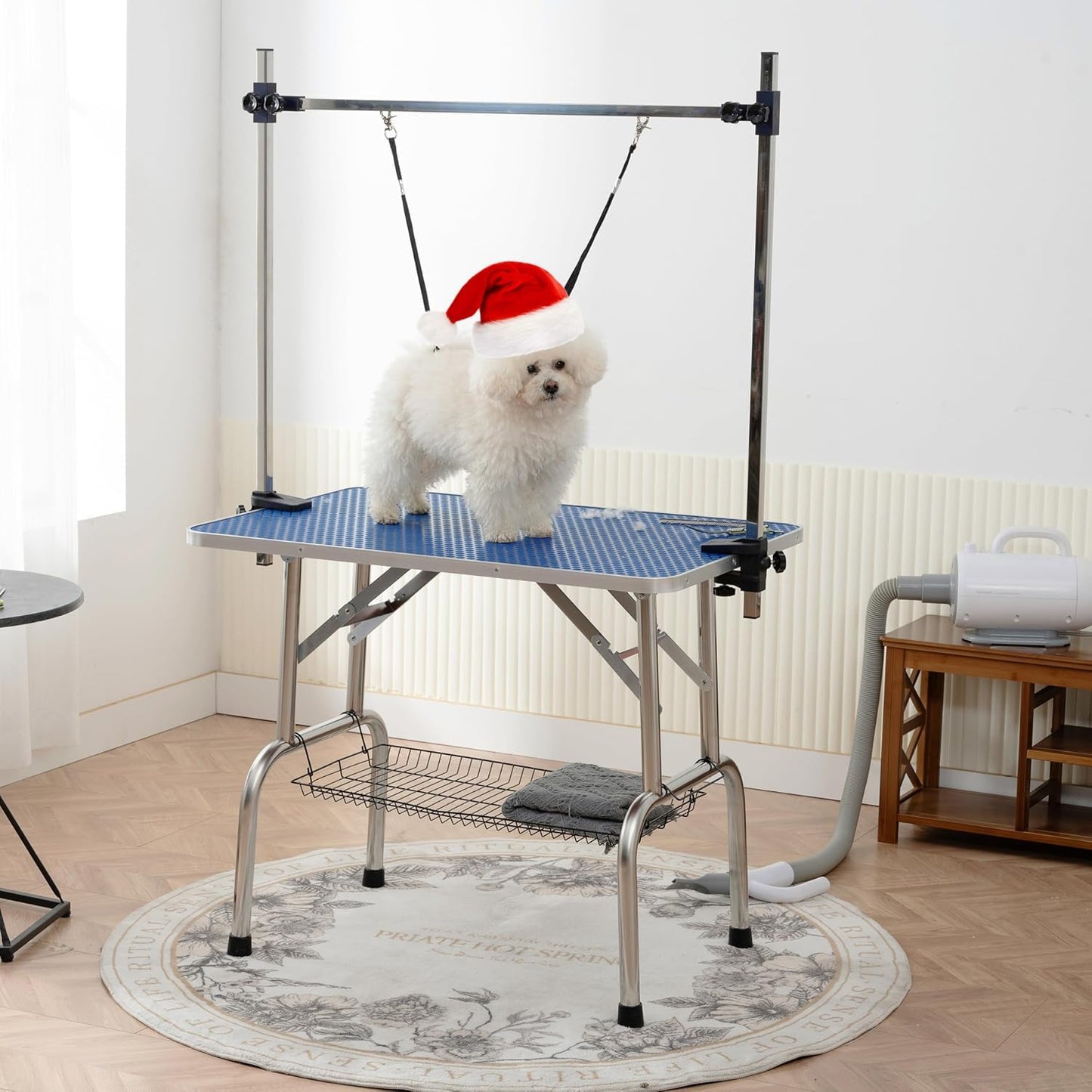 Epikoib 42 inch pet grooming table dimensions and parts