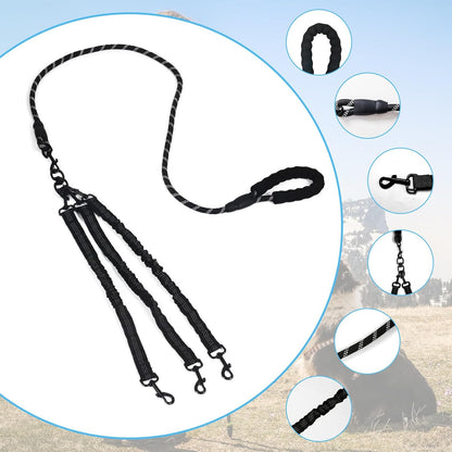 Y-Annjya reflective leash for night safety