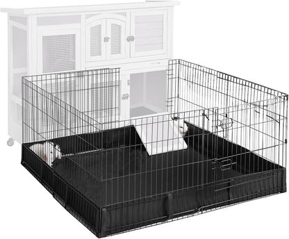 Aivituvin Pet Playpen Guinea Pig Cage Small Animal Rabbit Exercise Pen with Waterproof Floor Liner - Extension Playpen ONLY - Image 1