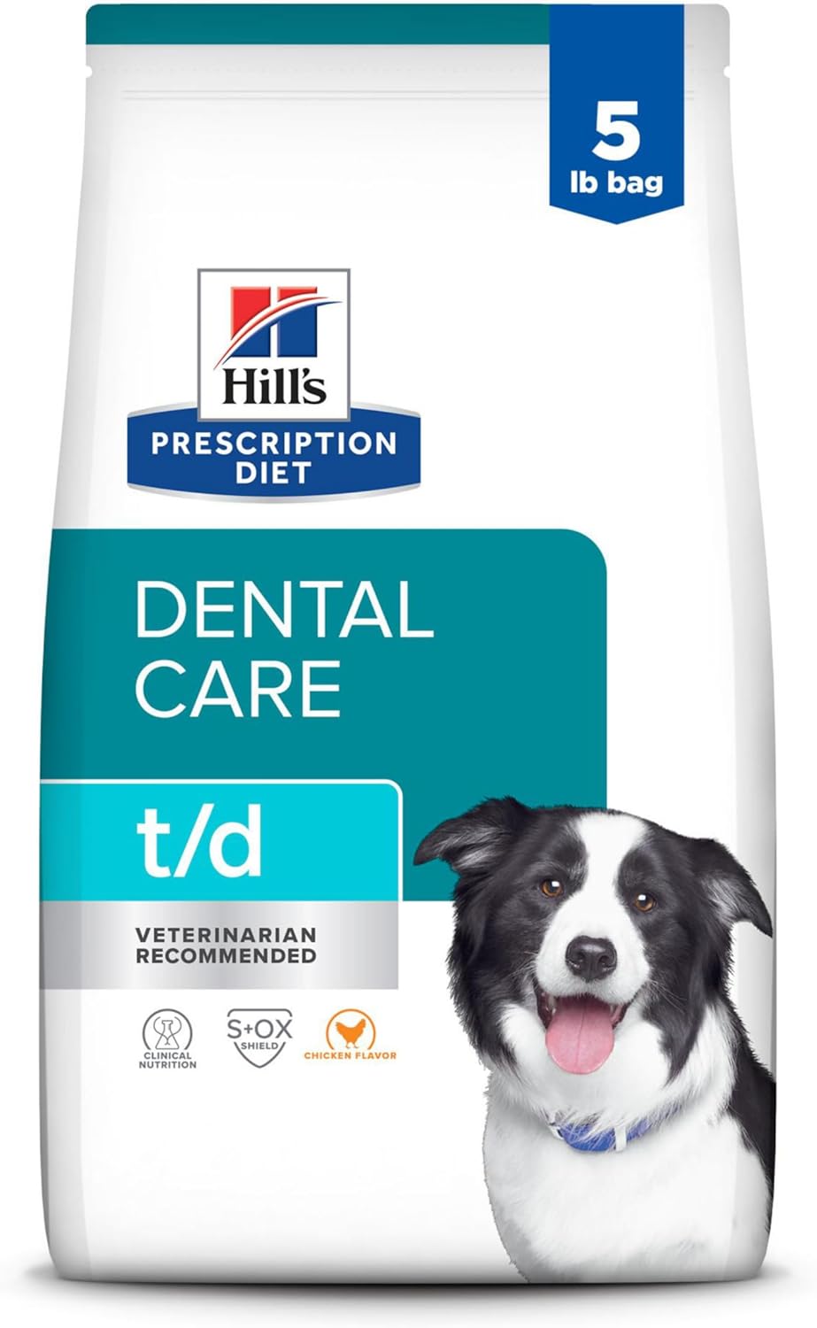 Hill's Prescription Diet t/d Dental Care Small Bites Dry Dog Food, Chicken, 5 lb. Bag - Image 14