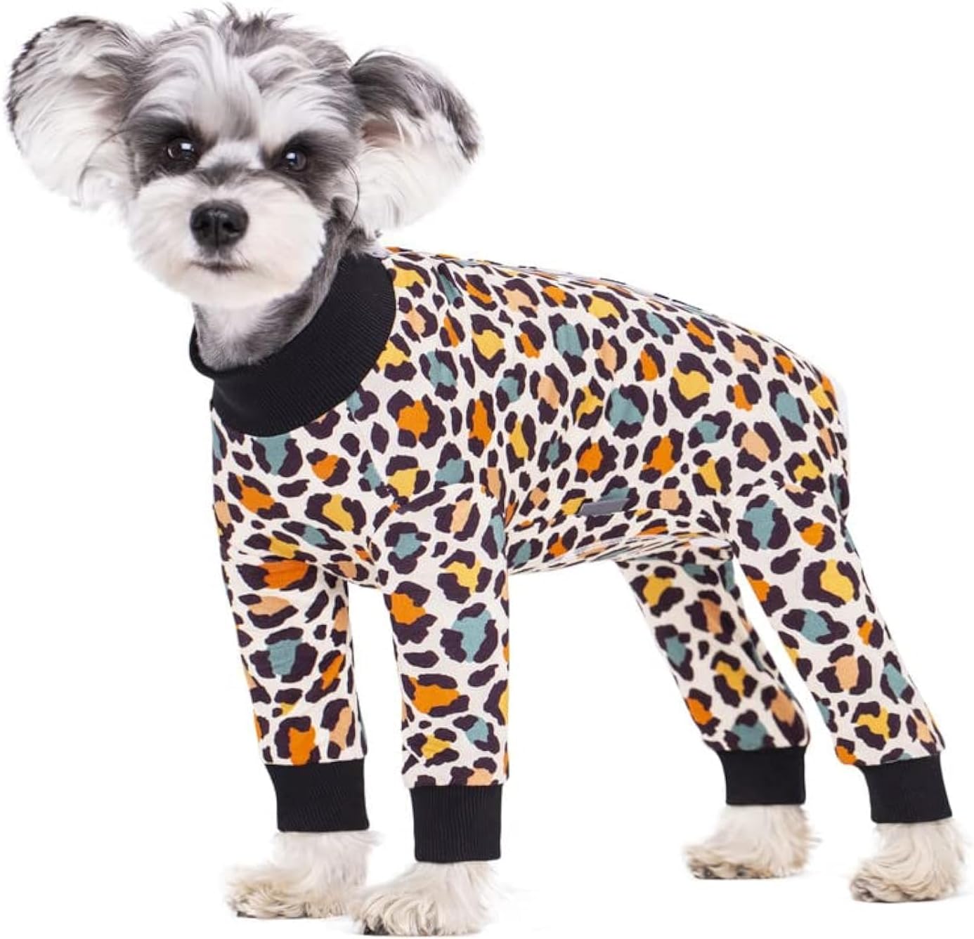 Dog Surgery Recovery Suit for Small Dogs, 4-Legged Dog Onesie After Surgery with Back Snaps, Breathable Cotton Spay and Neuter Bodysuit for Female and Male Dogs - Image 10