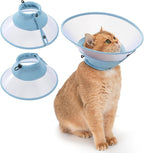 Avont Adjustable Cat Cone Collar, Alternative Anti-Lick E-Collar, Protective Recovery Elizabethan Cone After Surgery Recovery & Skin Protection for Kittens Puppy Small Dog to Stop Licking -Pink(M) - Image 10