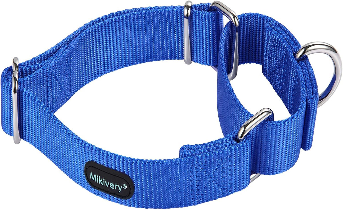 Mikivery premium imported martingale collar for medium dogs walking training
