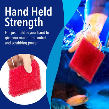 Evergreen Pet Supplies turtle and fish tank maintenance sponges side view