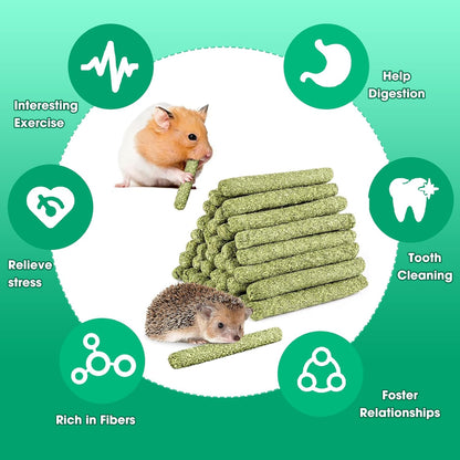 Peach wood branches for small pet dental grinding