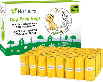 Dog Poop Bags-150 Counts with Holder (10 Rolls), Biodegradable Poop Bags, Eco-friendly and Easy to Open, Thick Dog Waste Bags (Green) - Image 13
