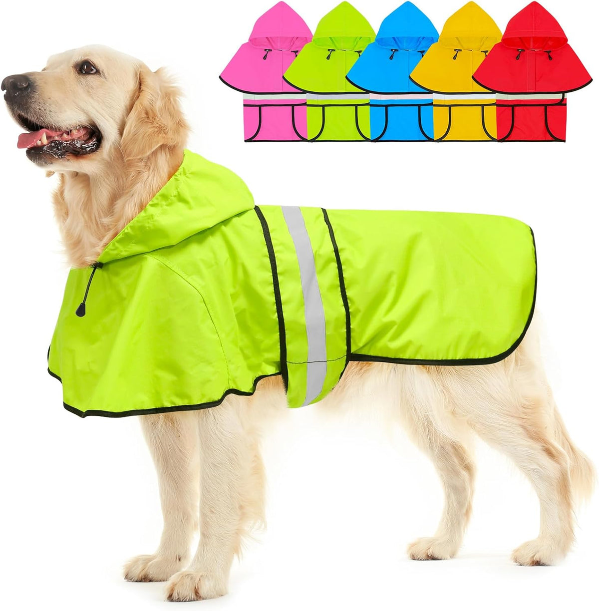 Sky blue water resistant pet apparel for medium breed dogs