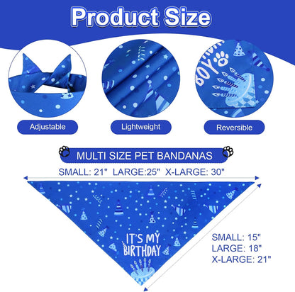 Agroon durable polyester pet bandana reversible design