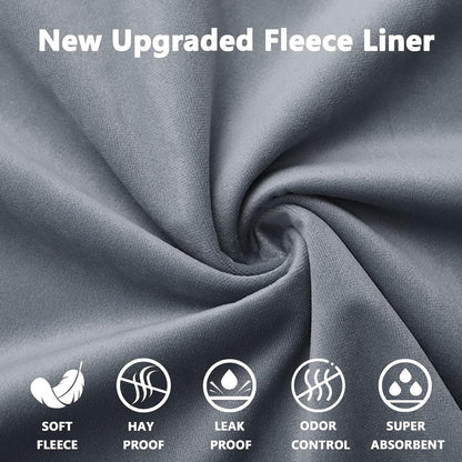 Close up of soft velvet fleece texture for guinea pig bedding
