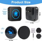 Dog Door Bell 2026 Enhanced Touch, Wireless Doggie Doorbell for Potty Training to Go Outside, IP65 Waterproof, 1000ft Range, 55 Melodies, 5 Modes & Adjustable Volume (2 Buttons) - Image 9