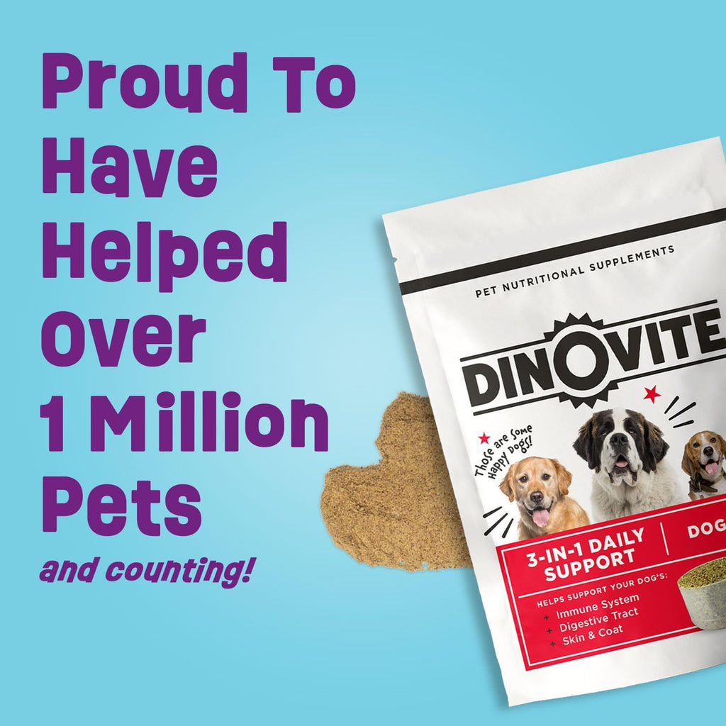 Dinovite thirty servings probiotic supplement for large breed canines