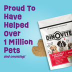 Dinovite thirty servings probiotic supplement for large breed canines