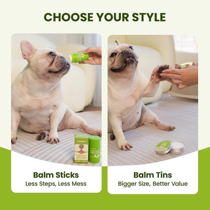 PawSono Lick-Safe Dog Paw & Nose Balm with Coconut Oil | All-Natural Moisturizer & Soother for Dry, Cracked Pads & Snout | Summer Hot Pavement & Sand Paw Wax, Nose Butter for Bulldogs (2.1 oz / 60 g) - Image 9